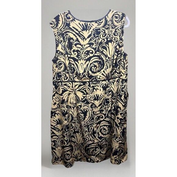 NEW Lane Bryant Sleeveless Shift Dress Womens Plus Size 22 Pleather Accents - Picture 2 of 6